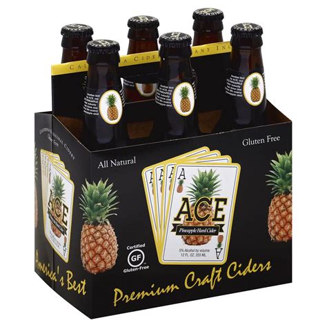 Ace Pineapple Craft Cider 12 oz Bottles - Shop Hard Cider at H-E-B