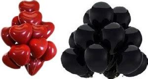 Flipkart.com | StyleonNation Outright Solid Heart shape Red Party ...