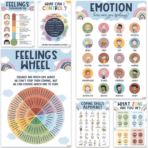 12 Calming Corner Emotions Poster Calming Corner Items Coping Skills ...
