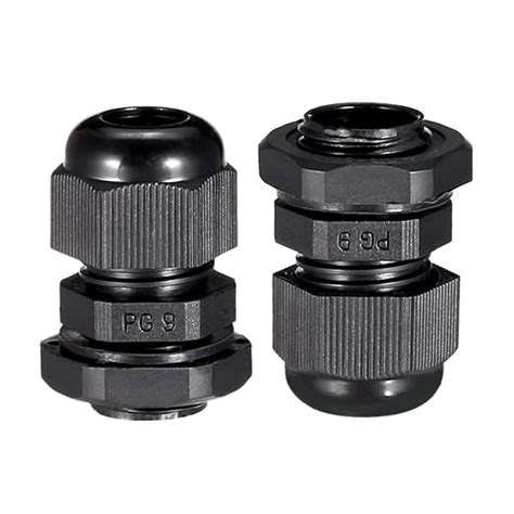 uxcell 21Pcs PG9 Cable Gland Waterproof Connector Plastic Wire Glands ...