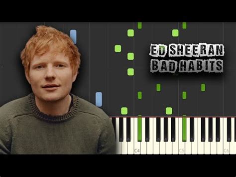 Image result for Ed Sheeran Bad Habits Tutorial