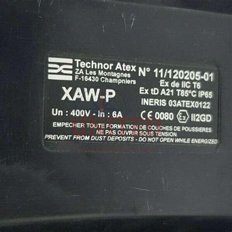 TECHNOR ATEX PENDANT POWERHEAD CRANE REMOTE CONTROL STATIONS XAW-P ...