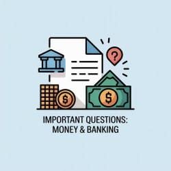 Sure Shot Questions Money and Banking - Economics Class 12 - Commerce PDF