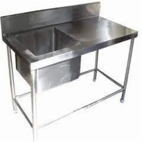 Stainless Steel Fabrication - Work Table with Sink and Drawer ...