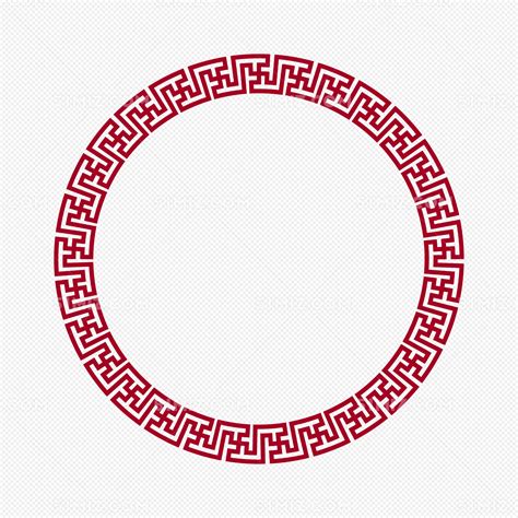 中国风圆形边框图片素材免费下载 - 觅知网