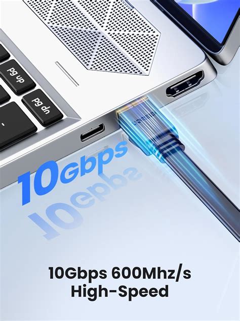 UGREEN 3M Cat7 Ethernet Cable, High Speed 10Gbps 600Mhz/s Shielded, Fl ...