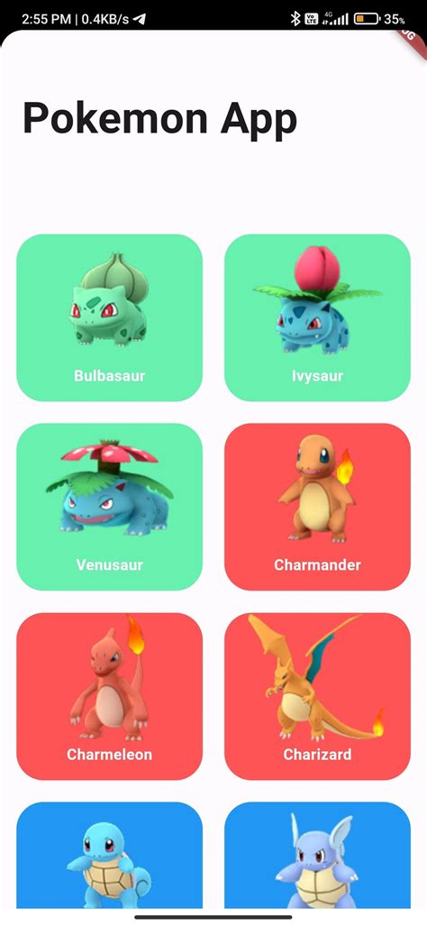 Image result for Pokemon API with Images Flutter