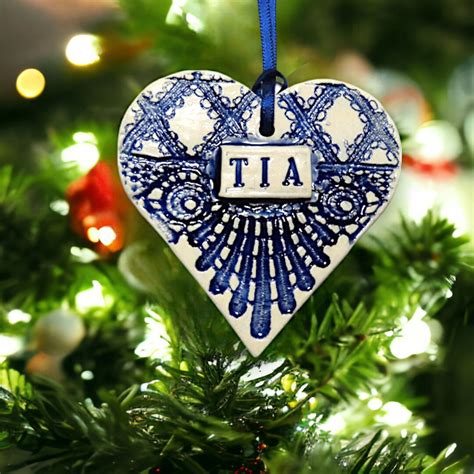Tia Ornament, Spanish Aunt Gift, Christmas Heart Ornament, Birthday for ...