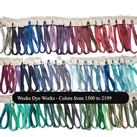 Image result for Weeks Dye Works Color Chart