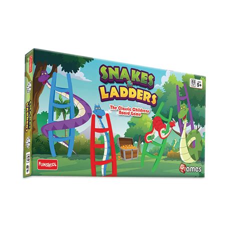 Buy Funskool Games - Snakes & Ladders, The classic children board game ...