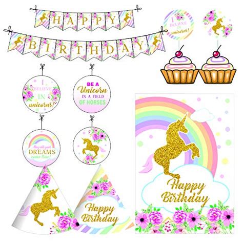 Unicorn Party Supplies | Unicorn Birthday | Unicorn Party Decorations ...