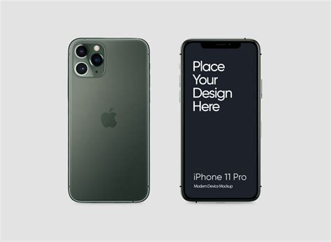 Simple iPhone 11 Pro Mockup - Mockup World