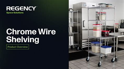 14" x 24" NSF Chrome Wire 5-Shelf Kit with Solid Galvanized Steel ...