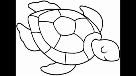 Simple Sea Turtle Drawing at PaintingValley.com | Explore collection of ...