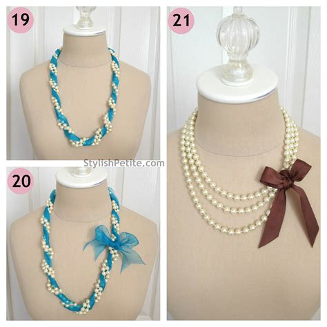 How to wear a 60" Pearl Necklace 21 ways6 | Stylish Petite | Flickr