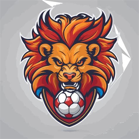 Football mascot vector on a white background | Premium AI-generated vector
