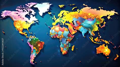 World Population Distribution Map 的图像结果
