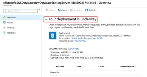Image result for Azure SQL DB Creation