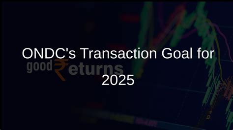 ONDC Targets 30-40 Million Monthly Transactions by March 2025 - Goodreturns