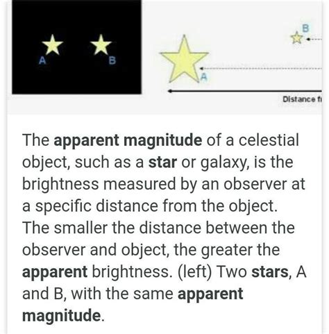 How to find apperent magnitude of a star? - Brainly.in