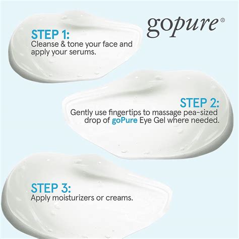 goPure Youth Glow Eye Gel - Smooth Fine Lines & Wrinkles, Reduces Puffiness, Bags & Dark Circles ...