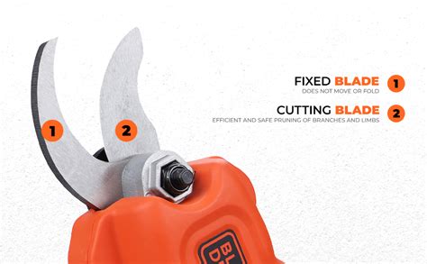BLACK+DECKER BCPP18B-XJ 18V Li-Ion Cordless Battery Pruner with 25mm ...