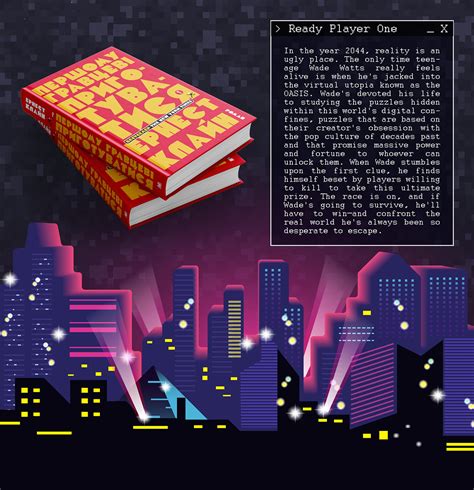 Ernest Cline "Ready Player One" book cover on Behance