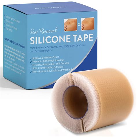 Buy LERFOT Silicone Scar Sheets Scar Removal Silicone Scar Tape 1.6x60 ...
