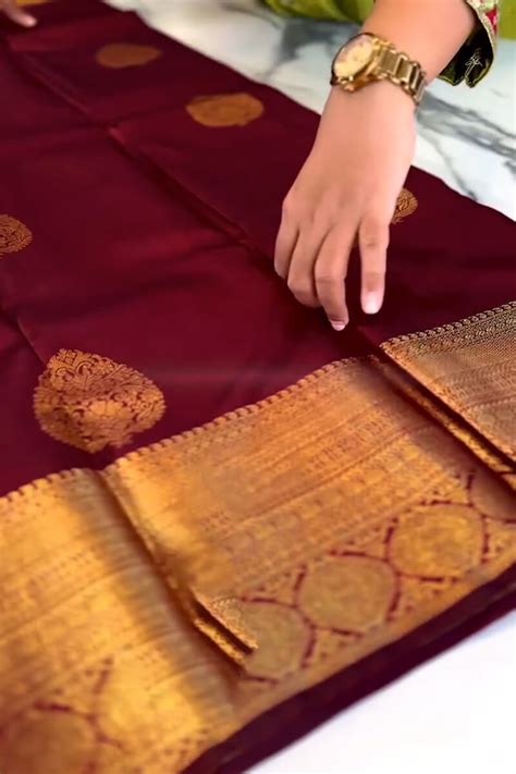Inimitable Wine Soft Banarasi Silk Saree With Evocative Blouse Piece ...