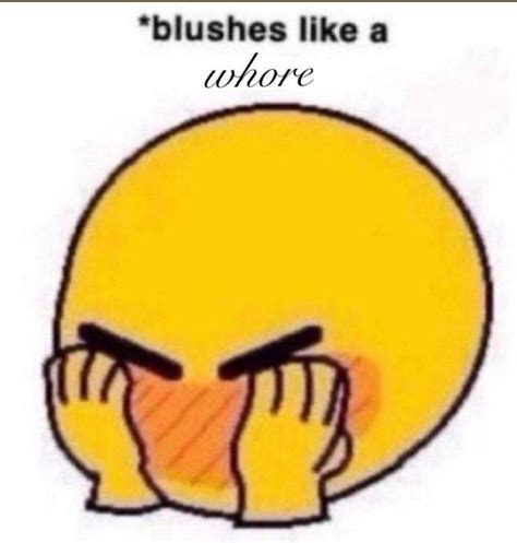 Blushes | Cute memes, Funny reaction pictures, Reaction pictures