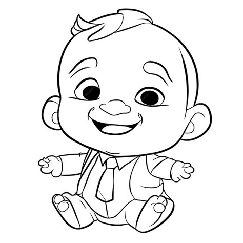 Cute baby boss with boss baby coloring boss baby coloring baby boss ...