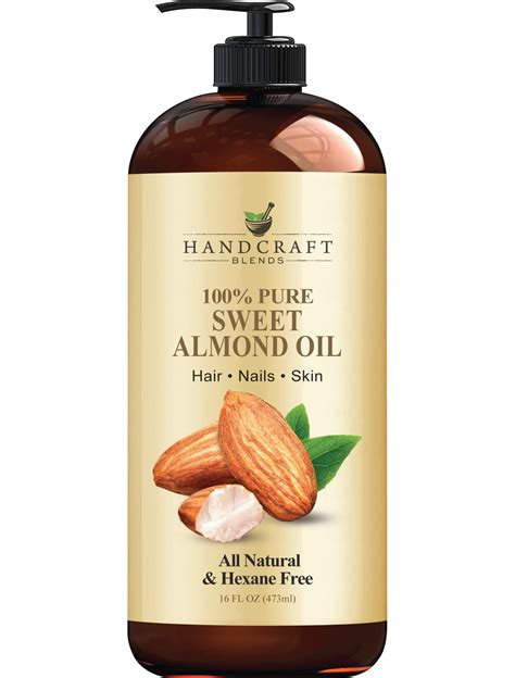 Snapklik.com : Sweet Almond Oil - 16 Fl Oz - 100% Pure And Natural ...