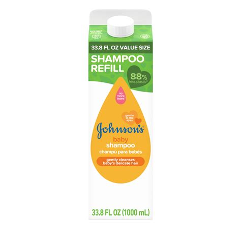 Amazon.com: Johnson's Baby Shampoo, Hypoallergenic, Tear-Free Shampoo ...