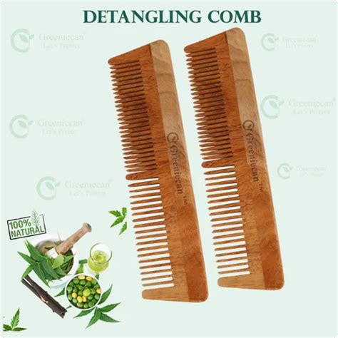 Neem Wood Comb - Greeniecan Neem Wood Comb With Handle Manufacturer ...