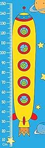 Buy WENS Reach for The Star Kids Height Chart Wall Decal/Growth Chart ...