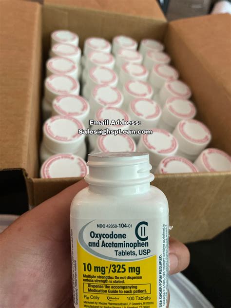 Oxycodone Acetaminophen 10mg/325 mg - ghsplean