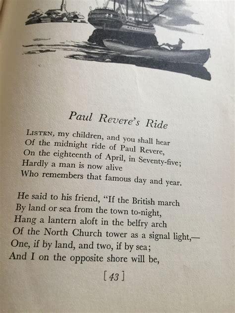 Midnight Ride Of Paul Revere Poem