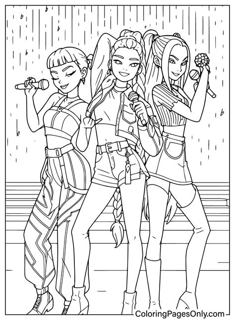 40+ Kpop Demon Hunters Coloring Pages - Free Printable PDF & Online ...