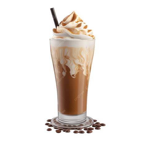 Coffee Bean Ice Cream Cold Drink, Coffee, Ice Cream, Glass PNG ...
