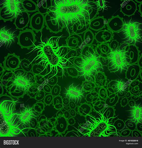 Germs Under Microscope