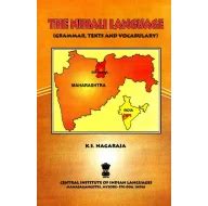 The Nihali Language (Grammar, Texts and Vocabulary) Buy Books online at ...