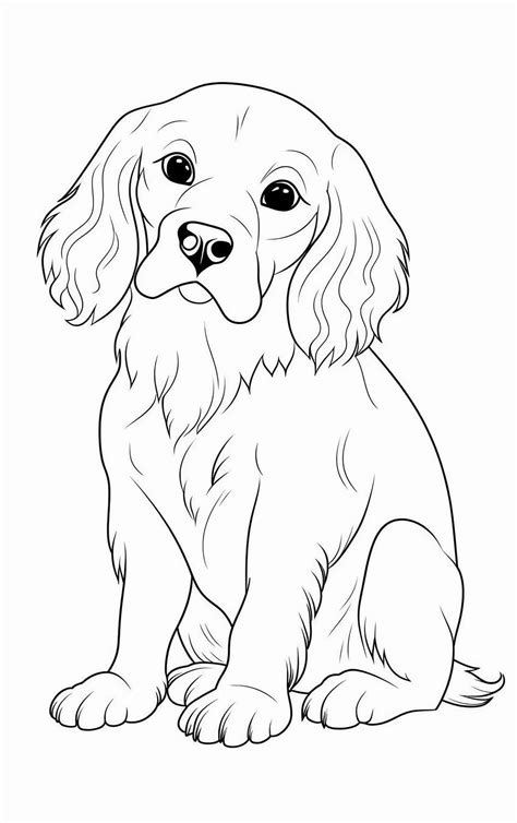 +50 Dog Coloring Pages for Free (Printable)