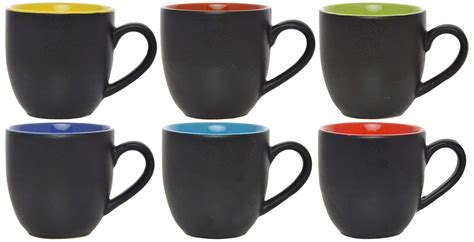 Buy Daksh Craft Villa Ceramic Tea/Coffee Cups (130 ML, Multicolour ...