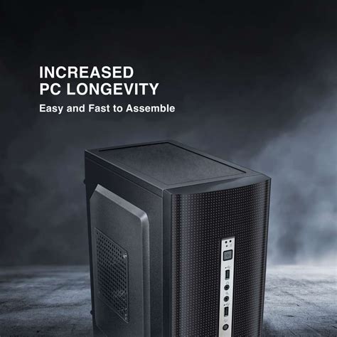 FINGERS Turbo Mini Micro ATX Cabinet with USB 2.0 Ports Compatible with ...