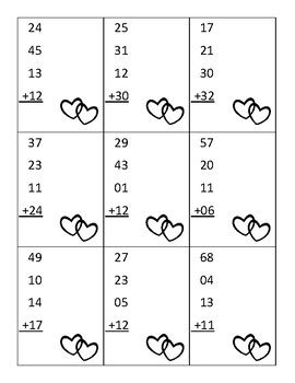Adding Up to Four 2-Digit Numbers 的图像结果
