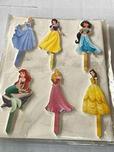 Bakers King 6 Piece Princess Toppers -Princess cake Toppers Cake Topper ...