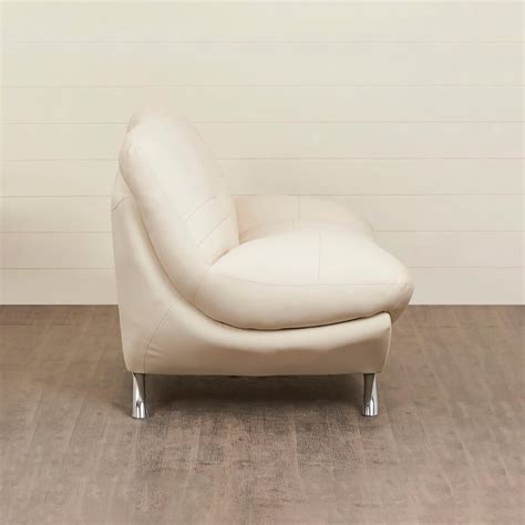 Buy Residence Next Half Leather 2-Seater Sofa - Beige from Home Centre ...