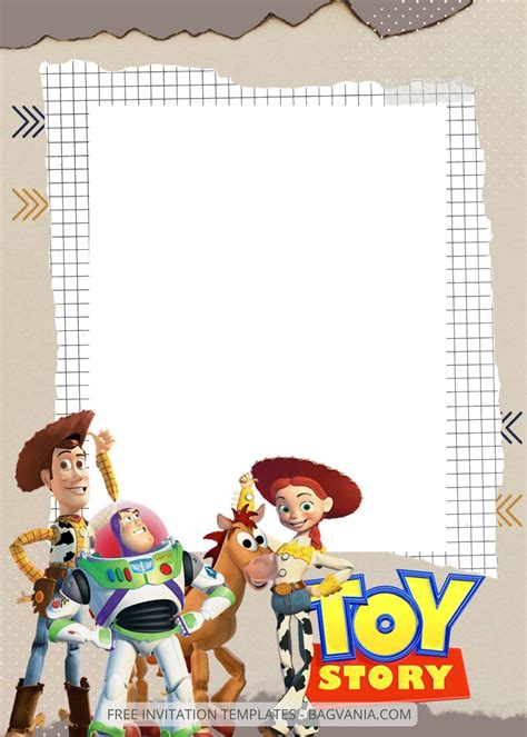 8+ Play With Toy Story Canva Birthday Invitation Templates | Toy story ...