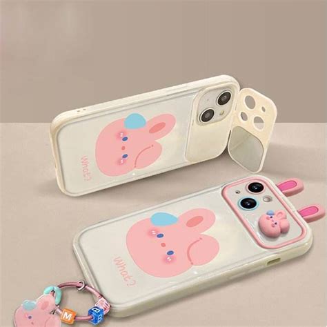 Cute Flip Mirror Cartoon Charm Case – Peeperly
