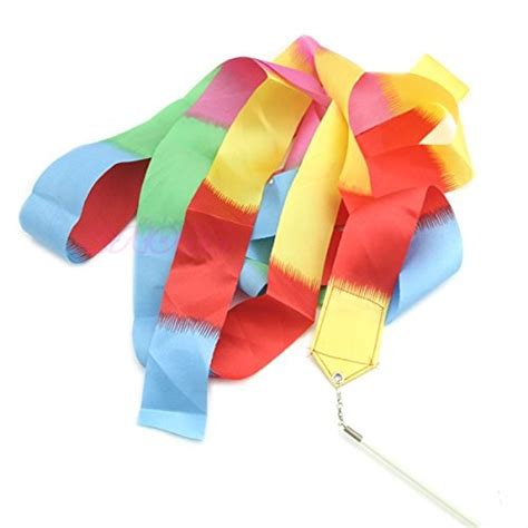 Generic Red : 4M Gym Dance Ribbon Rhythmic Art Gymnastic 10 Colors ...
